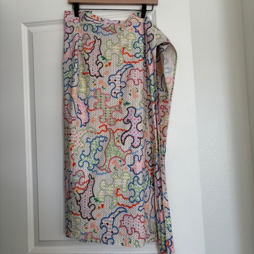 Never Fully Dressed Brand Patterned Wrap Skirt - image 4